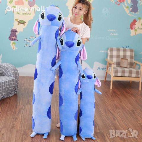 Плюшена играчка Възглавница Стич Stitch, Голяма играчка, снимка 1 - Плюшени играчки - 46730119