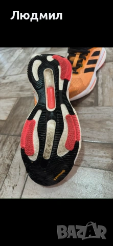 Мъжки маратонки Adidas – оранжеви, като нови, снимка 3 - Други - 53665549