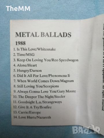 Metal Ballads, снимка 3 - Аудио касети - 45423555