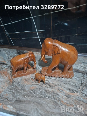 слонове.от дърворезби, снимка 2 - Статуетки - 53337537