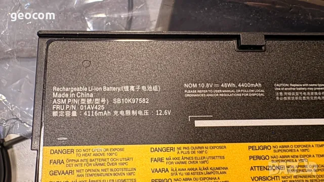 Lenovo 01AV425 нова батерия (10.8V, 4400mAh, 48Wh, 61+), снимка 3 - Батерии за лаптопи - 48880061