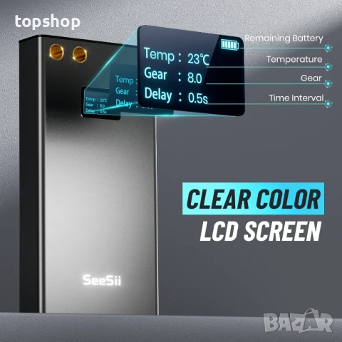 Чисто нов подобрен преносим апарат за точково заваряване на батерии с LCD екран, 80-скоростен..., снимка 5 - Друга електроника - 50665990