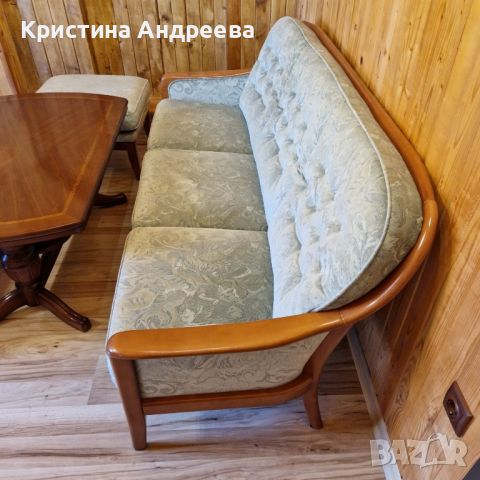 Дивани и табуретка БАРОК, снимка 5 - Дивани и мека мебел - 46769375