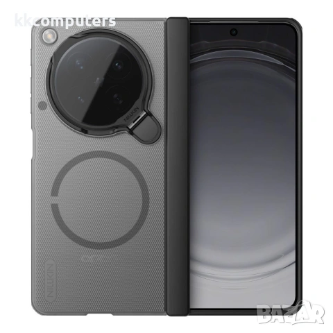 NILLKIN Super Frosted Shield Prop Магнитен Калъф за Oppo Find N6 5G - PC, Прозрачно капаче-стойка, 2, снимка 2 - Калъфи, кейсове - 54265350