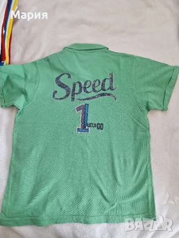 Тениски с яка 6-7 г. - 3 броя за 15 лв, снимка 8 - Детски тениски и потници - 50928829