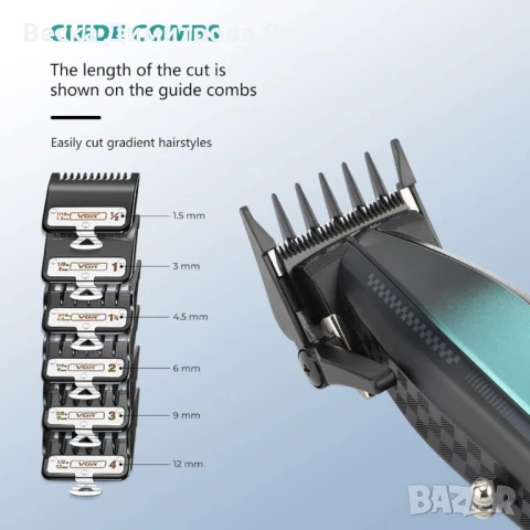 Професионална машинка за подстригване VGR 270, снимка 6 - Машинки за подстригване - 51172447
