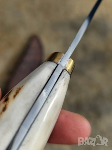 Ръчно изработен нож Еленски рог, снимка 10 - Ножове - 52323034