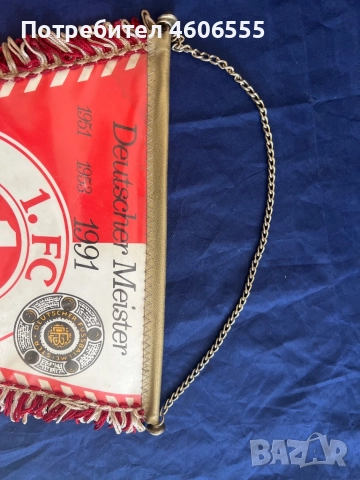 б 1. FC Kaiserslautern - флаг на германския футболен клуб , снимка 4 - Футбол - 52520530