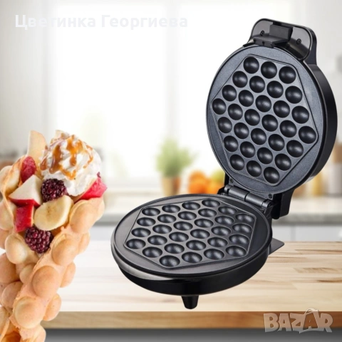 Гофретник за Bubble Waffle Rosberg, 1000W