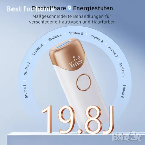 3 в 1 Лазарен епилатор с охлаждаща функция QOWRKRQ, снимка 3 - Епилатори - 49673594