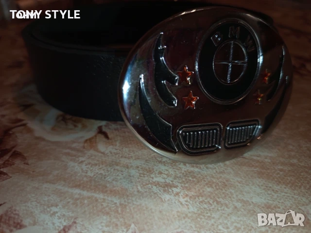 BMW Нов Мъжки Колан Изцяло от Естествена Кожа 105см., снимка 9 - Колани - 51644229