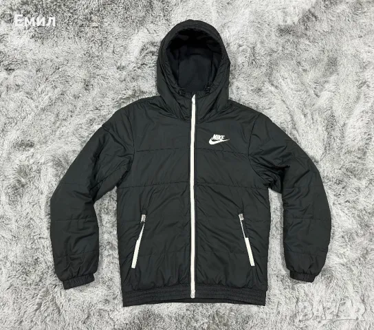 Мъжко яке Nike Hooded Jacket, Размер S, снимка 1 - Якета - 47972400