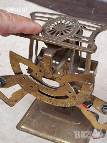 стара пощенска везна антика 23/4, снимка 7 - Антикварни и старинни предмети - 52301126