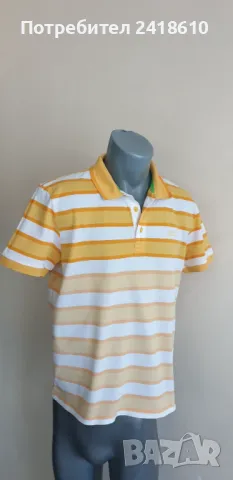 Hugo Boss  Pique Cotton Mens Size 50 / L НОВО! ОРИГИНАЛНА Тениска!, снимка 2 - Тениски - 49404967