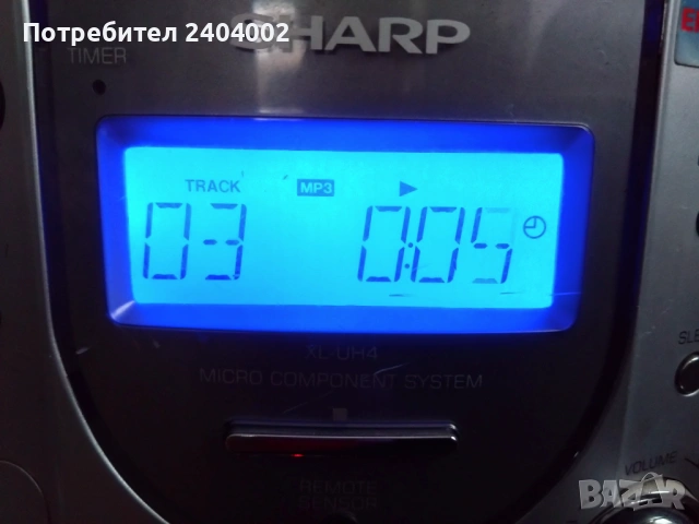 Аудио система(уредба) Sharp XL-UH4H, снимка 7 - Аудиосистеми - 53213729