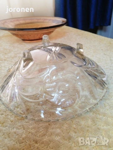 Стъклени фруктиери,чинии,купички соц.производство, снимка 14 - Прибори за хранене, готвене и сервиране - 53396004
