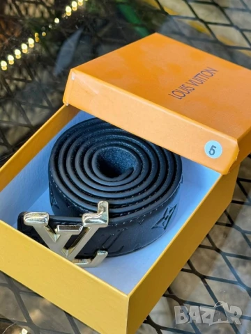 колани от естествена кожа в кутия louis vuitton 