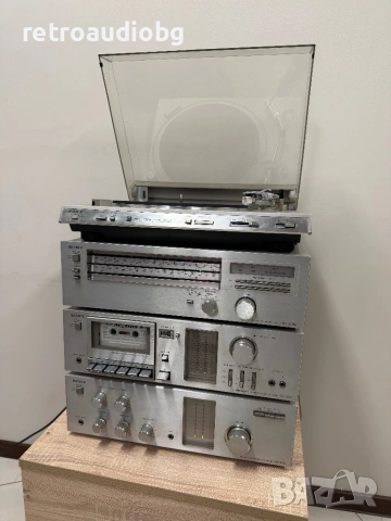 🔈Винтидж аудио сет SONY - усилвател, дек, тунер и грамофон🔈, снимка 5 - Аудиосистеми - 53771376