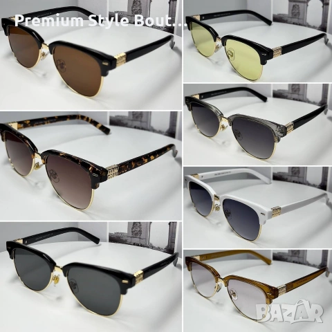очила ray ban cartier versace Burberry hermes miu miu fendi chanel с ув защита, калъф, кутия и калъф, снимка 2 - Слънчеви и диоптрични очила - 54070054