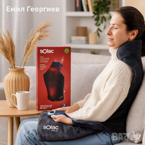Нагревателната терапевтична подложка Solac Helsinki Cervical-Espalda, снимка 2 - Други стоки за дома - 53181992
