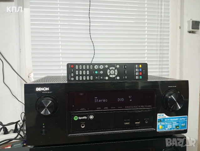 7.2 канален ресивър DENON AVR-X 2100 Bluetooth 4K Wi-fi, снимка 3 - Ресийвъри, усилватели, смесителни пултове - 53505179