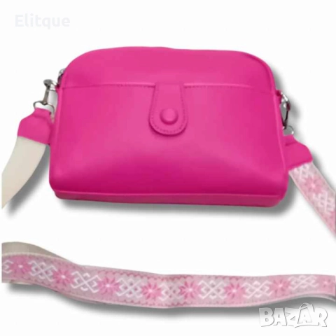 Дамска чанта за през рамо със дебела регулируема сваляща се дръжка, снимка 3 - Чанти - 52854009