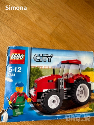 LEGO трактор с ремарке и фигурка, снимка 2 - Други игри - 51943181
