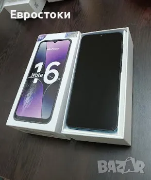 Смартфон Ulefone Note 16 Pro, 8GB, 256GB, цвят: Serenity Blue (син). Витринен продукт, без забележки, снимка 3 - Телефони с две сим карти - 49157471