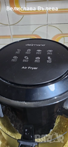 Air fryer deluxe noir, снимка 3 - Фритюрници - 53726528