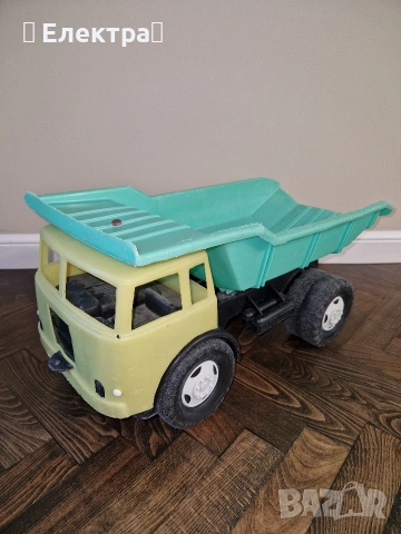 Ретро соц играчки, багер, камион, самосвал, пате, снимка 10 - Антикварни и старинни предмети - 53110709