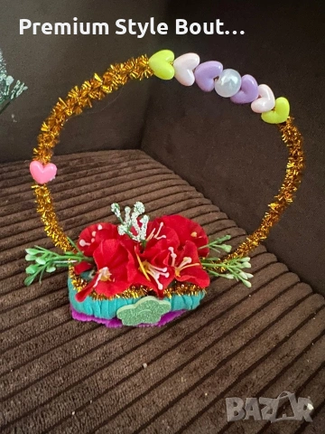 кошници с цветя