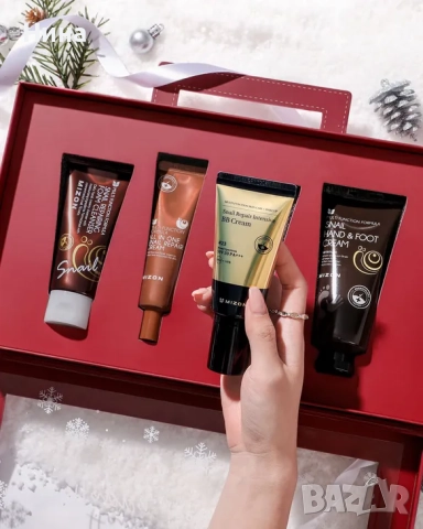 Корейска козметика - комплект от 4 продукта с охлюви Mizon snail, снимка 2 - Комплекти и лотове - 52664763