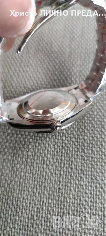 Rolex Oyster Perpetual Day-Date 40 Platinum Factory Baguette Diamonds ice blue 💙 dial 228206 UNISEX, снимка 14 - Мъжки - 52900323