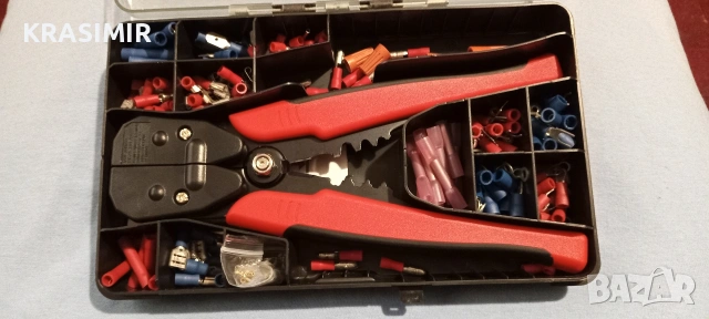 Клещи за КРИМПВАНЕ- POWERFIX , снимка 9 - Клещи - 53809594