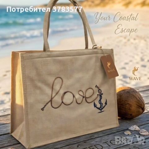 Плажна чанта , снимка 4 - Чанти - 54039647