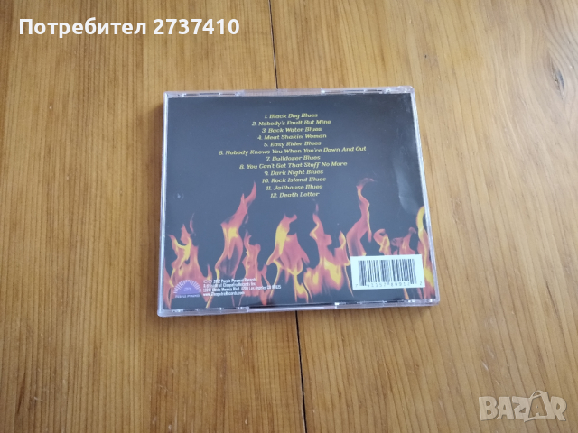 PAT TRAVERS - BLUES ON FIRE 8лв матричен диск, снимка 3 - CD дискове - 44994590
