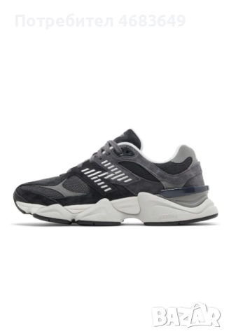 New Balance 9060 Dark Grey, снимка 4 - Спортни обувки - 52802392