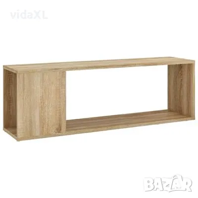 vidaXL ТВ шкаф, дъб сонома, 100x24x32 см, инженерно дърво(SKU:809164), снимка 1 - Шкафове - 49281119