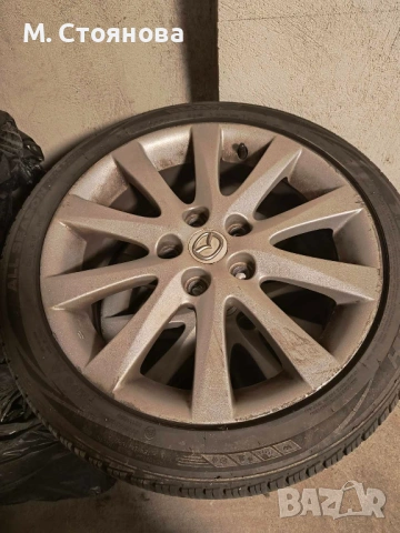 Всесезонни  4 + 1 гуми с джанти 17/45/215 – почти нови 2024 г.“ 