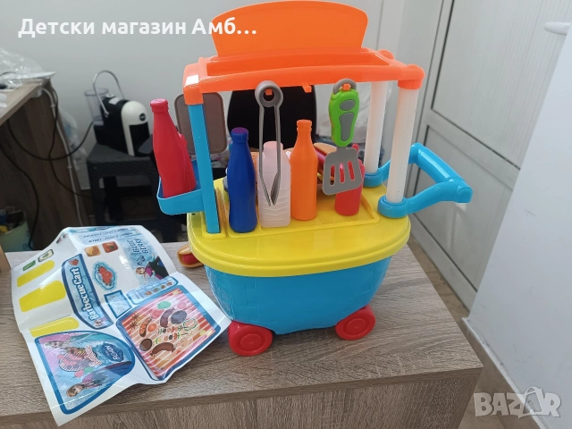 Елза - Барбекю количка, снимка 3 - Играчки за стая - 52718703