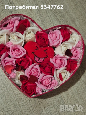 Сапунени рози , снимка 2 - Изкуствени цветя - 53458919