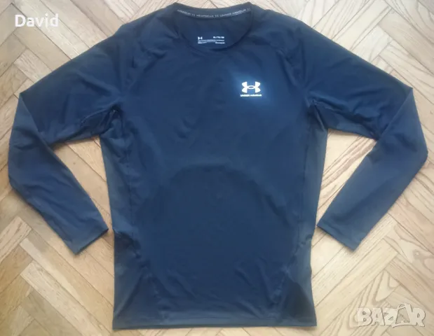 Under Armour Hg Armour Comp LS Оригинална мъжка фланелка с дълъг ръкав, снимка 2 - Блузи - 48922384