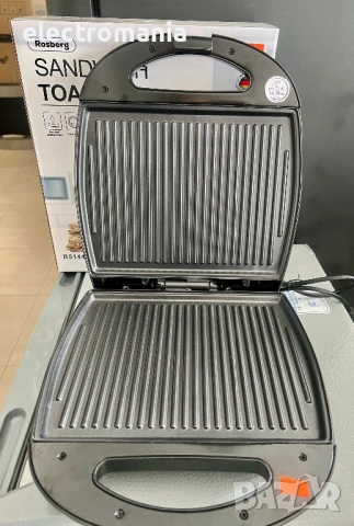 сандвич тостер Rosberg R51442B , снимка 3 - Тостери - 53496108