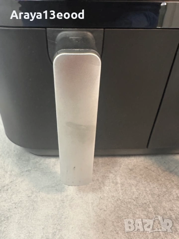 Фритюрник с горещ въздух Hanseatic HAF212600D 39156050 2in1 (XXL 9L, с функция за сушене), снимка 4 - Фритюрници - 53960644