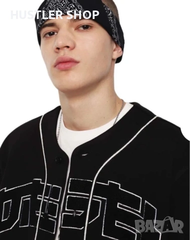 Мъжки суитшърт DIESEL S-KAEDE. Размер S/M, снимка 3 - Спортни дрехи, екипи - 53940444