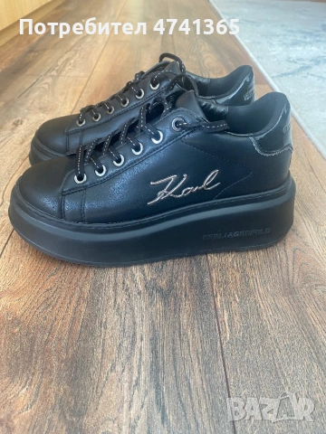 Обувки Karl Lagerfeld дамски черни 37 номер