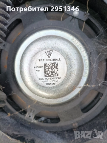 Високоговорител тонколона Porsche Panamera Facelift 7PP035454L, снимка 2 - Части - 52282609