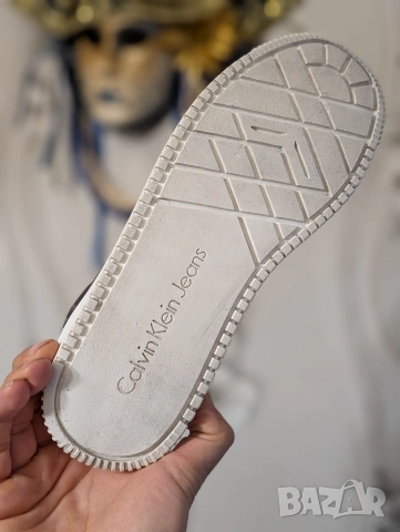 Calvin Klein номер 43 оригинални  кожени сникърси / маратонки / обувки , снимка 5 - Маратонки - 51883768