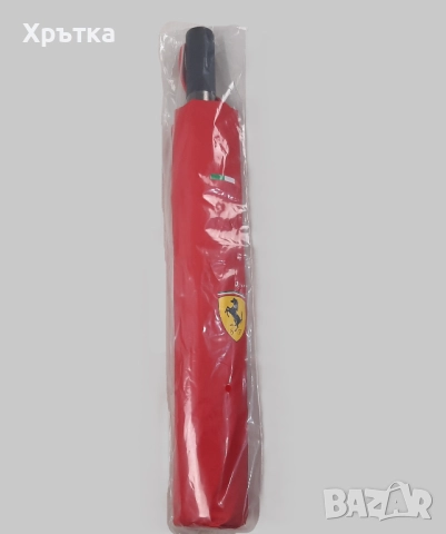 Scuderia Ferrari F1 Umbrella - Оригинален чадър, снимка 4 - Други - 52665746
