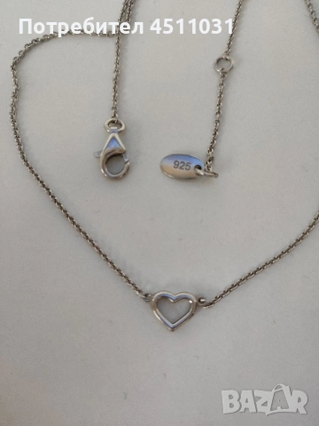 Оригинално сребърно колие Esprit, снимка 3 - Колиета, медальони, синджири - 53491447